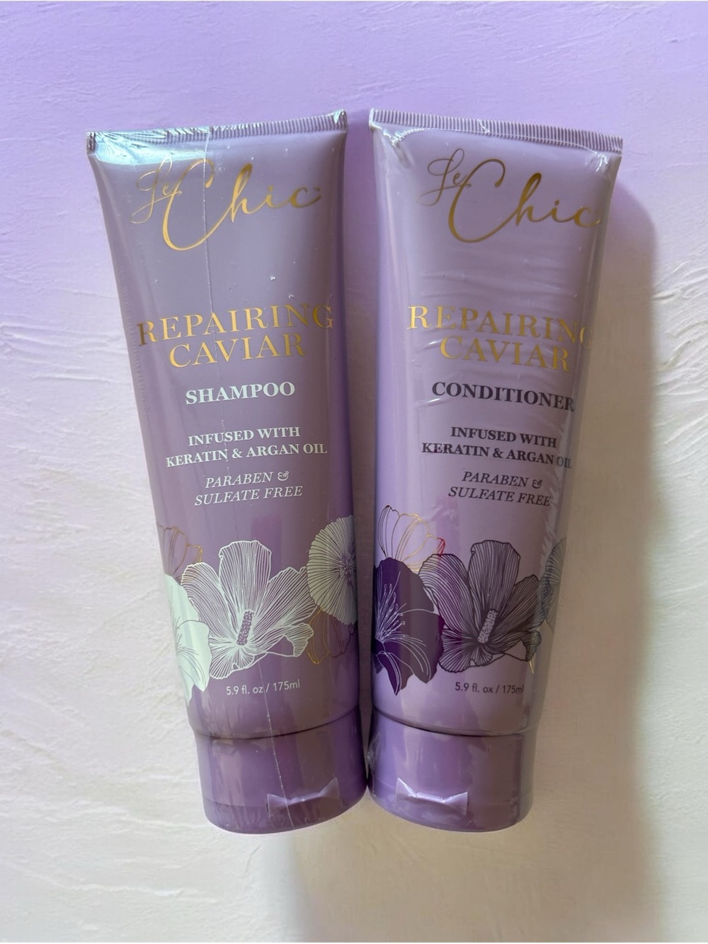Le Chic Caviar Hair Care Set - Repairing Shampoo & Conditioner Duo NWT